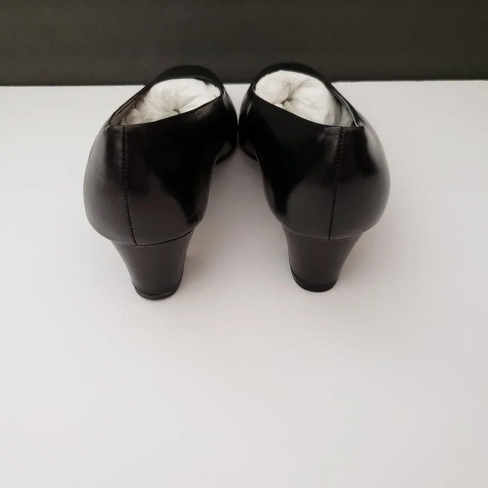 Auditions 10 EEEE Narrow Classy black pumps NEW - Picture 6 of 10